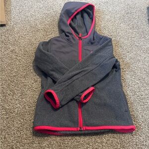 Under Armour Gray Fleece Jacket Toddler Girls 4